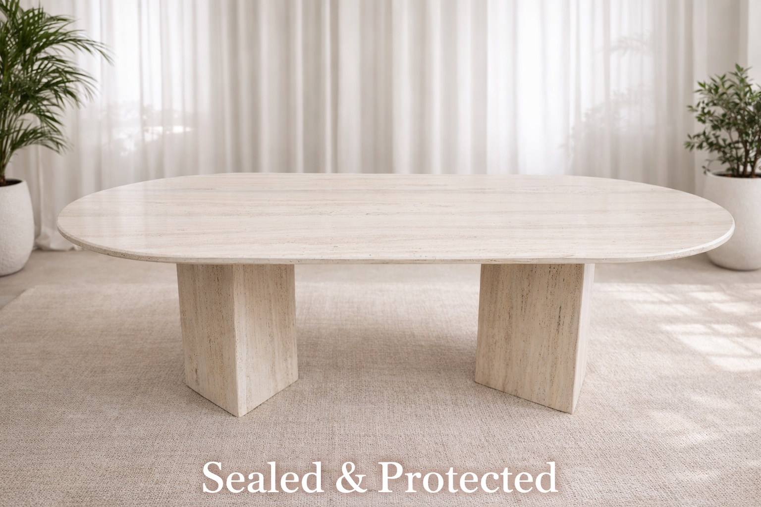 Light Travertine Sealed