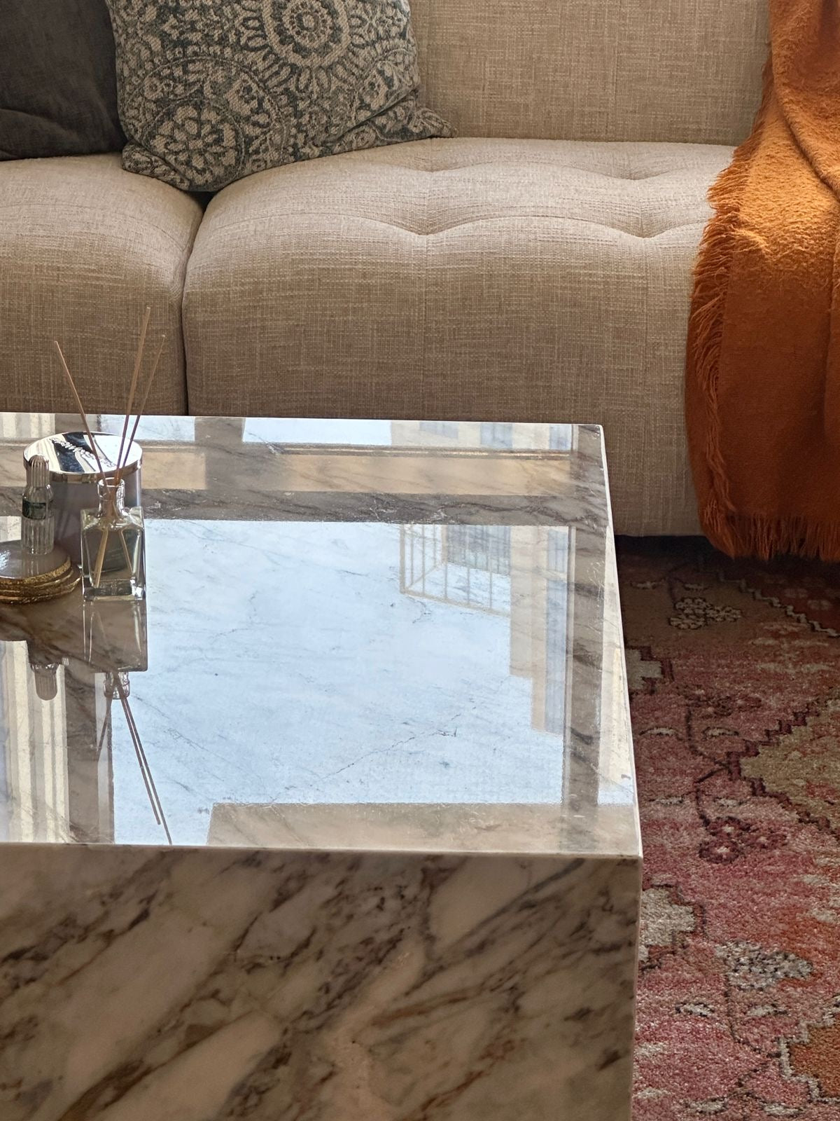 Calacatta Viola Marble Coffee Table – Professionally Sealed